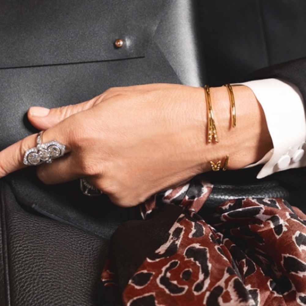 Michelle Campbell Gold Talon Bracelet Set